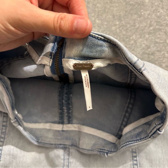 Free People Jean Skirt - Picture 2 of 3